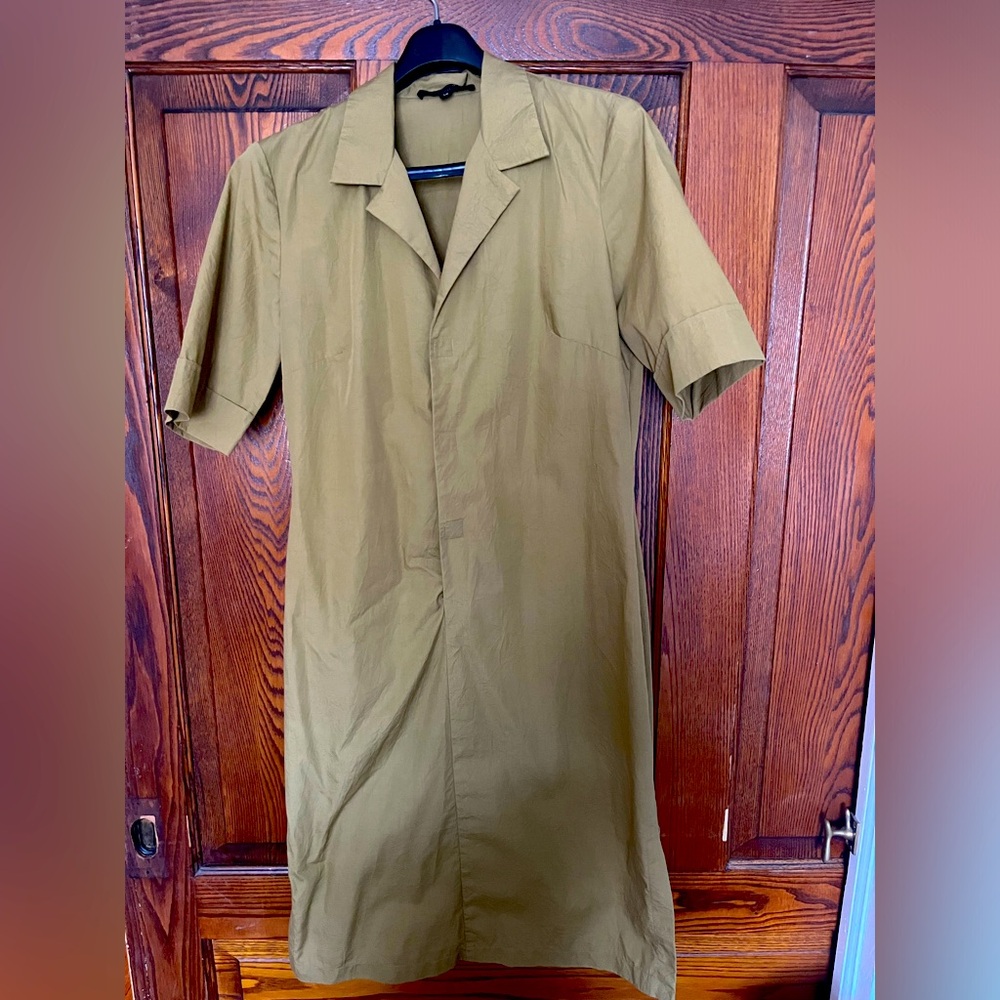 Comrags shirt dress in gold